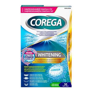 COREGA Whitening Antibakteriální čistící tablety 30 ks obraz