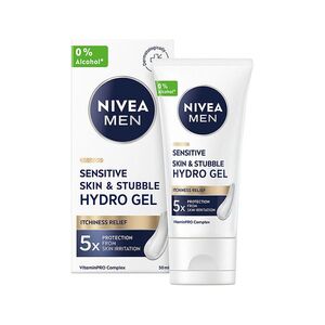 NIVEA Men Krémový gel na citlivou pleť a strniště 50 ml obraz