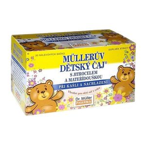 DR. MÜLLER Müllerův dětský čaj s jitrocelem a mateřídouškou 1.5 g 20 sáčků obraz