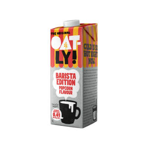 OATLY Ovesný nápoj Barista popcorn 1 litr obraz