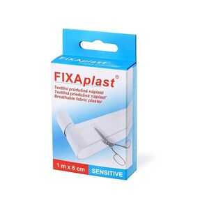 FIXAPLAST Sensitive textilní průdušná náplast 1 m x 6 cm obraz