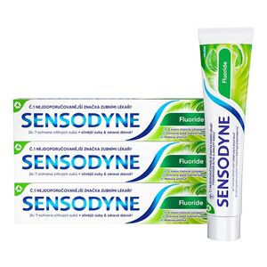 SENSODYNE Fluoride Zubní pasta 3 x 75 ml obraz