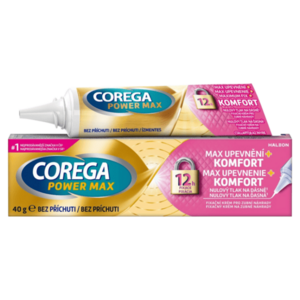 COREGA Power Max upevnění + komfort fixační krém 40 g obraz