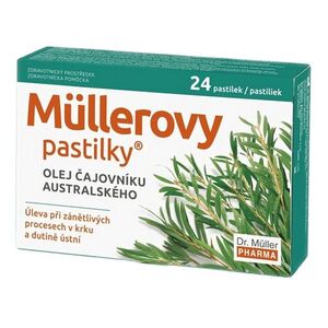 DR. MÜLLER Müllerovy pastilky s olejem čajovníku australského 24 kusů ZP obraz