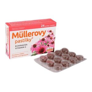 DR. MÜLLER Müllerovy pastilky s echinaceou 24 kusů ZP obraz