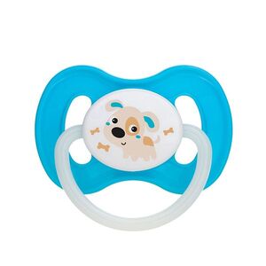 CANPOL BABIES Bunny&Company dudlík kaučukový třešinka 0-6m modrý 1 kus obraz