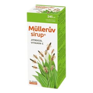 DR. MÜLLER Müllerův sirup s jitrocelem a vitaminem C 245 ml obraz