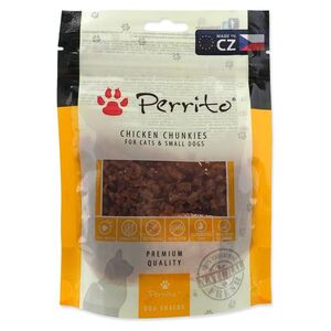 PERRITO Pochoutka chicken chunkies pro kočky 100 g obraz