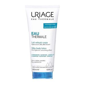 URIAGE Eau Thermale Hedvábné tělové mléko pro suchou a citlivou pokožku 200 ml obraz