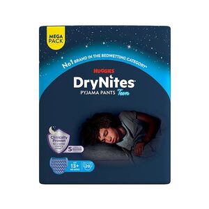 DRY NITES® Mega Natahovací kalhotky pro chlapce od 13+ let 20 kusů obraz