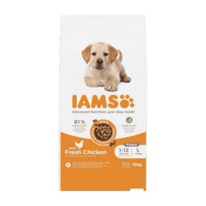 IAMS Dog Puppy Large Chicken granule pro psy, Hmotnost balení (g): 12 kg obraz