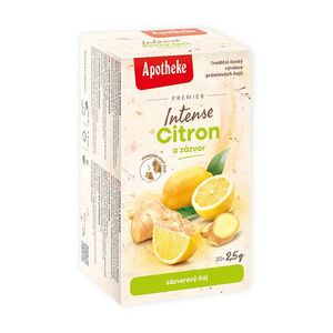 APOTHEKE Premier intense citron zázvor čaj 20 sáčků obraz