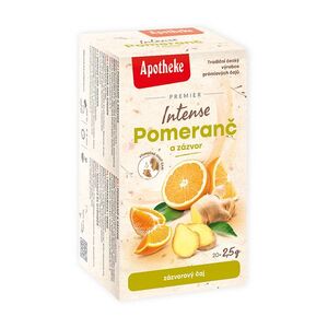 APOTHEKE Premier intense čaj pomeranč a zázvor 20 sáčků obraz