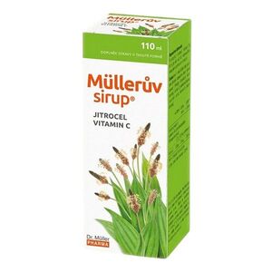 DR. MÜLLER Müllerův sirup s jitrocelem a vitamínem C 110 ml obraz