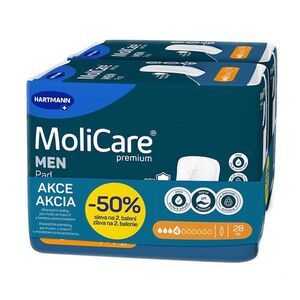 MOLICARE Men inkontinenční vložky 4 kapky DUOPACK 2 x 14 kusů obraz
