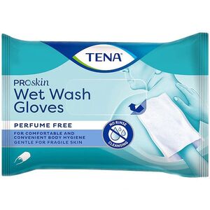 TENA Wet Wash Glove Mycí vlhčené rukavice 8 kusů obraz