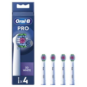 ORAL-B EB 18-4 PRO 3D White Kartáčkové hlavy 4 kusy obraz