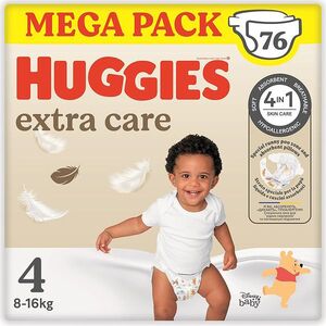 HUGGIES Extra Care 4 plenky box 8-16 kg 76 kusů obraz