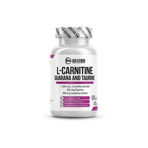 MAXXWIN L-carnitine guarana taurine 90 kapslí obraz