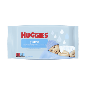 HUGGIES Dětské vhčené ubrousky Pure Single 56 kusů obraz