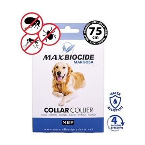 MAX BIOCIDE Collar dog antiparazitní obojek pro psy 75 cm obraz
