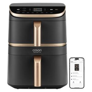 COSORI Turbo Tower Pro chytrá horkovzdušná fritéza černá 10, 8 l obraz
