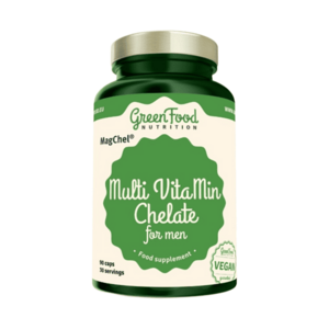GREENFOOD NUTRITION Multi VitaMin Chelát pro muže 90 kapslí obraz