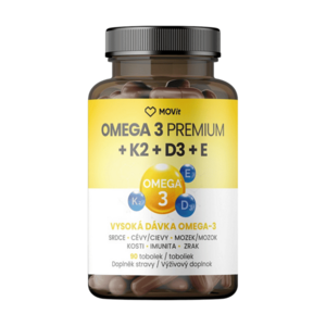 MOVIT ENERGY Omega 3 premium + K2 + D3 + E 90 tobolek obraz