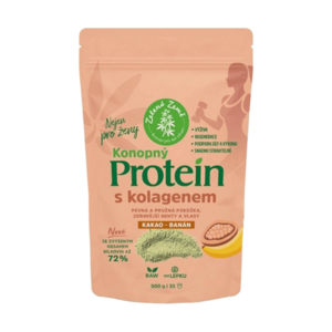 ZELENÁ ZEMĚ Konopný protein s kolagenem 500 g obraz
