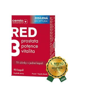 CEMIO RED3 zesílená receptura 90 kapslí obraz