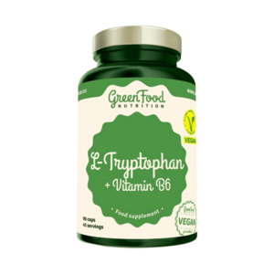 GREENFOOD NUTRITION L-tryptophan + vitamin B6 90 kapslí obraz