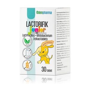 EDENPHARMA Lactobifík Junior příchuť.pomeranč 30 tablet obraz