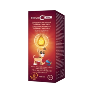 NOVO C Kids lipozomální tekutý vitamín C 1r+ 120 ml obraz