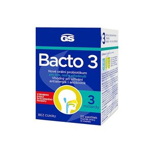 GS Bacto 3 20 pastilek obraz