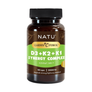 NATU Garden Fusion Vitamin D3+K2+K1 Synergy Complex 2000 IU 90 kapslí obraz