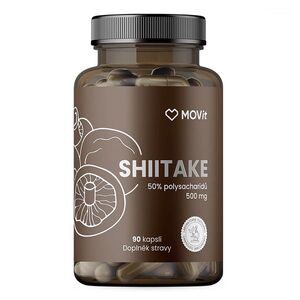 MOVIT ENERGY Shiitake 50% polysacharidů 500 mg 90 kapslí obraz