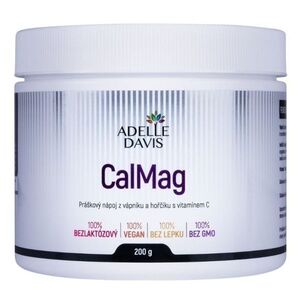 ADELLE DAVIS Vápník hořčík vitamin C práškový 200 g obraz