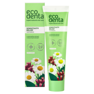 ECODENTA Zubní pasta pro citlivé zuby s heřmánkem a hřebíčkem 100 ml obraz