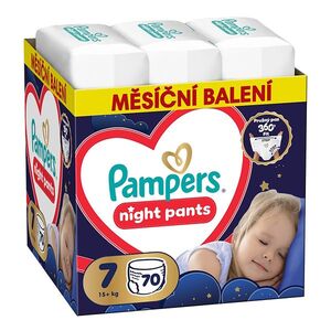 PAMPERS Pants night 7 kalhotkové plenky 70 kusů obraz