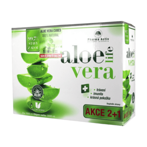 PHARMA ACTIV AloeVeraLife 3 x 1000 ml + Aloe Vera Cubes 10 g obraz