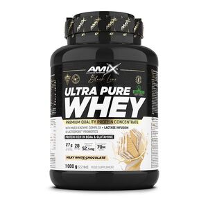 AMIX Ultra pure whey mléčná bílá čokoláda 1000 g obraz
