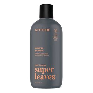 ATTITUDE Super leaves pánský sprchový gel Pačuli a Bourbon 415 ml obraz