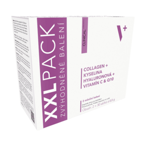 CLINICAL Collagen + kyselina hyaluronová + vitamín C a 2 x 30 sáčků obraz
