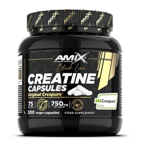 AMIX Black line creatine creapure 300 kapslí obraz