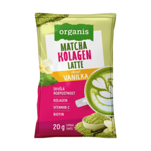 ORGANIS Kolagen Matcha Latte Vanilka 20 g obraz