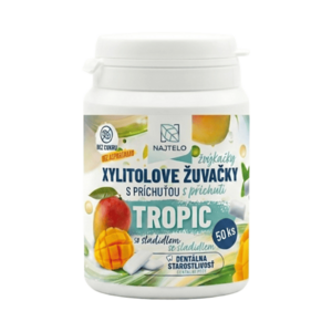 NAJTELO Žvýkačky s xylitolem bez aspartamu tropic 75 g obraz