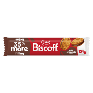 BISCOFF Sušenky plněné krémem s čokoládovou příchutí 154 g obraz