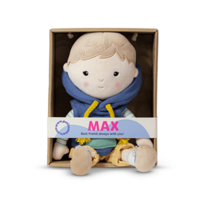 PETITE&MARS Max panenka plyšová 35 cm obraz