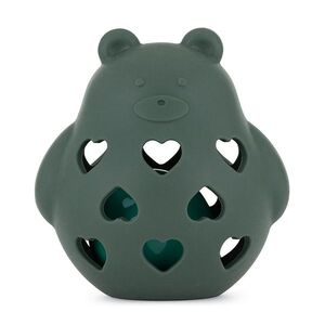 PETITE&MARS Hračka silikonová s chrastítkem bear basil misty green 0m+ obraz