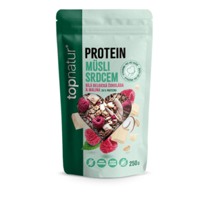 TOPNATUR Protein müsli malina & bílá čokoláda 250 g obraz